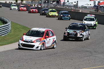 Pole position, victory and championship leader for two-time champion Olivier Bédard.