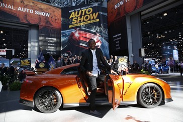 2017 Nissan GT-R and Nissan's Global Director of Excitement Usain Bolt