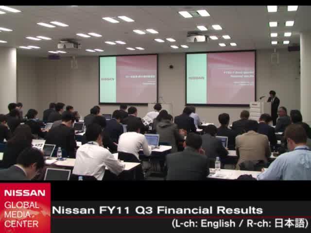 FY2011 3rd Quarter Financial Results